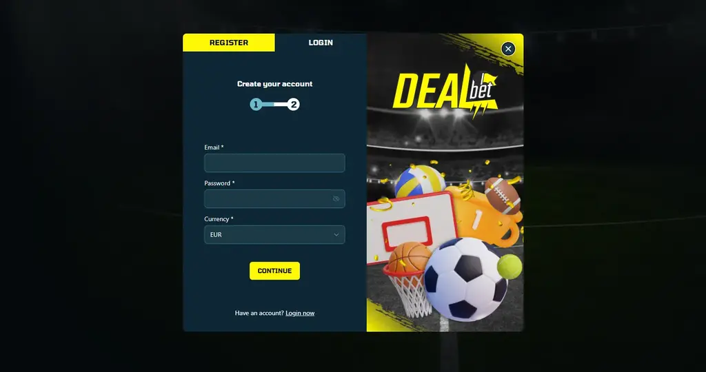 dealbet register