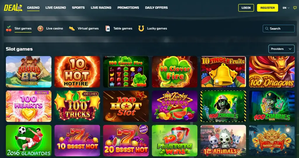 dealbet slots games